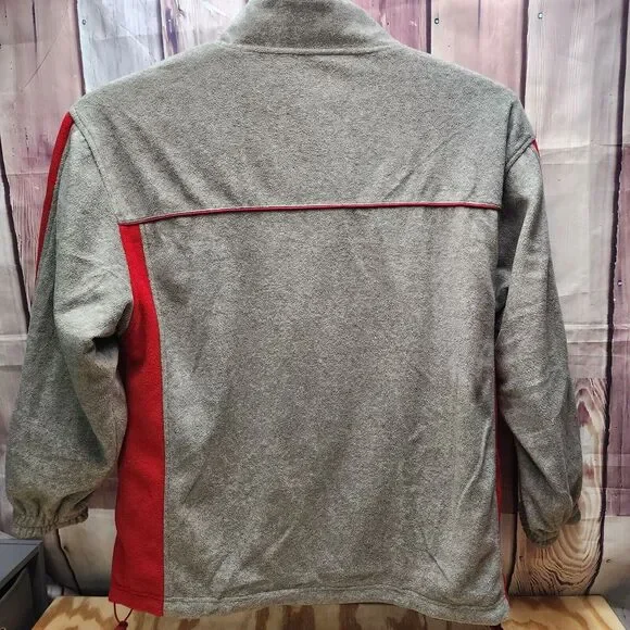 Vintage Southpole Jacket Men XL Red Gray Fleece Reversible Puffer Jacket 54x29 - Picture 7 of 11